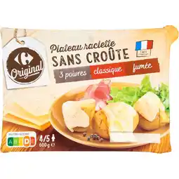 Carrefour CARREFOUR SUR TOUS LES FROMAGES EN TRANCHES POUR RACLETTE offre