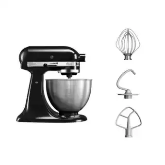 Carrefour KITCHENAID Robot pâtissier multifonction noir offre
