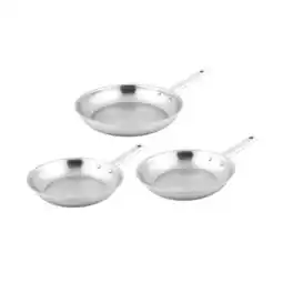 Carrefour CARREFOUR HOME Lot de 3 poêles offre