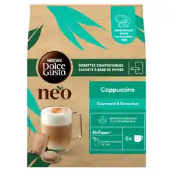 Carrefour NEO BY NESCAFE DOLCE GUSTO SUR TOUTES LES DOSETTES offre