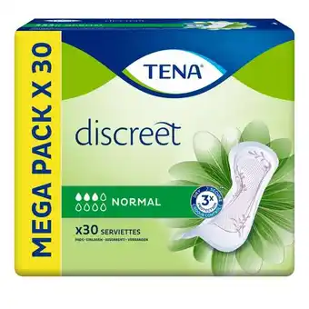 Carrefour TENA DISCREET Protections hygiéniques pour fuites urinaires Méga Pack offre