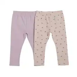 Carrefour TEX BABY Lot 2 leggings bébé offre