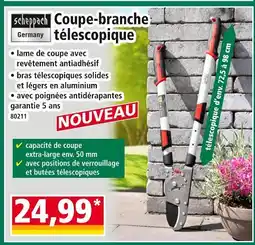 Norma SCHEPPACH Coupe-branche télescopique offre