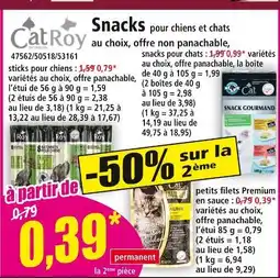 Norma CatRoy Sticks pour chiens offre