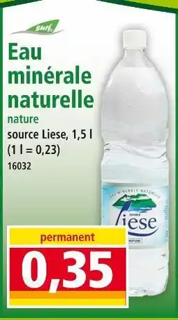 Norma Liese Eau minérale naturelle offre