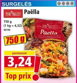 Norma MEINE MAULZEIT Paëlla offre