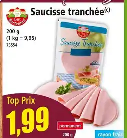 Norma GUT BARTENHOF Saucisse tranchée offre