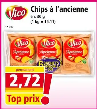 Norma VICO Chips à l’ancienne offre