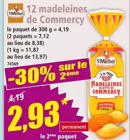 Norma S'Michel 12 madeleines de Commercy offre