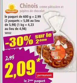 Norma MATINOUDOUX Chinois offre