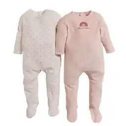Carrefour TEX BABY Lot de 2 pyjamas bébé offre