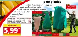 Norma Housse pour plantes offre