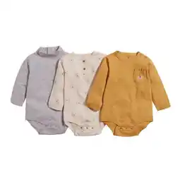 Carrefour TEX BABY Lot de 3 bodies bébé garçon offre