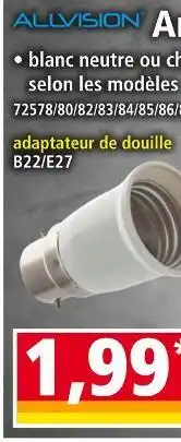 Norma ALLVISION adaptateur de douille offre