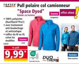 Norma TOPTEX SPORT Pull polaire col camionneur offre