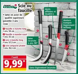 Norma PowerTec Garden Scie ou faucille offre