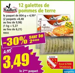 Norma KAUFFER'S 12 galettes pommes de terre offre
