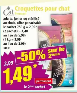 Norma Cat Premium Croquettes pour chat offre