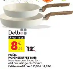 Stokomani Tous - poêle poignée effet bois offre