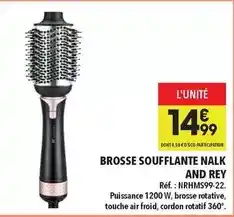 Supeco Brosse soufflante nalk and rey offre