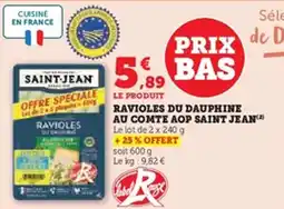 U Express Ravioles du dauphine au comte aop saint jean offre