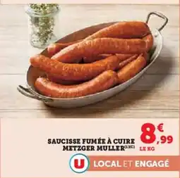 U Express Saucisse fumée à cuire metzger muller offre