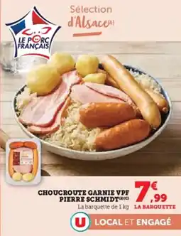 U Express Choucroute garnie vpf pierre schmidt offre