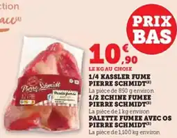 U Express 1/4 kassler fume pierre schmidt offre