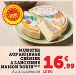 U Express Munster aop affinage crémier a l'ancienne maison dodin offre