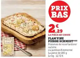 U Express Flam'fine pierre schmidt offre