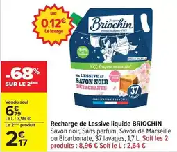Carrefour Recharge de lessive liquide offre