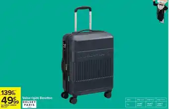 Carrefour Benetton - valise ripiede bertation offre