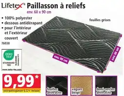 Norma Paillasson à reliefs offre