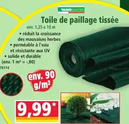 Norma Toile de paillage tissée offre