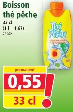 Norma Boisson thé pêche offre