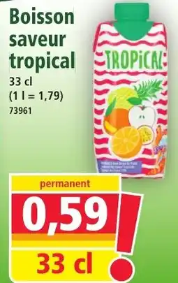 Norma Boisson saveur tropical offre