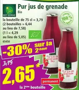 Norma Pur jus de grenade offre