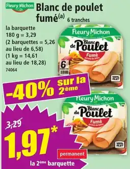 Norma Blanc de poulet fumé offre