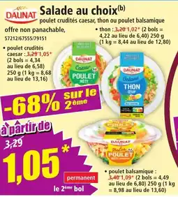 Norma Salade au choix offre