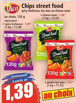 Norma Chips street food offre