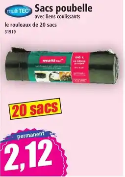 Norma Multitec sacs poubelle offre