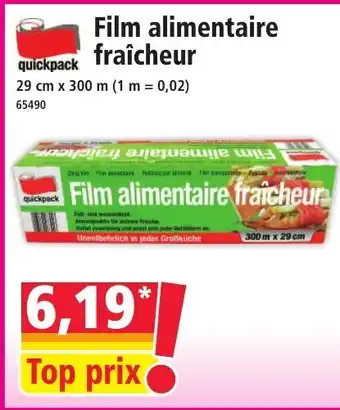 Norma Film alimentaire fraîcheur offre