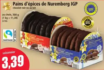 Norma Pains d'épices de nuremberg igp offre
