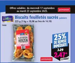 Norma Biscuits feuilletés sucrés offre