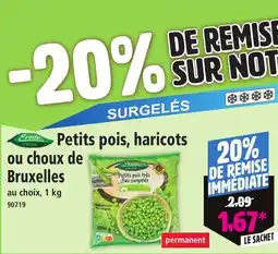 Norma Petits pois, haricots ou choux de bruxelles offre