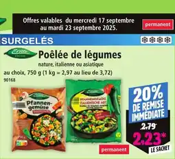Norma Poêlée de légumes offre