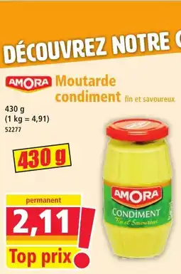 Norma Amora moutarde condiment offre