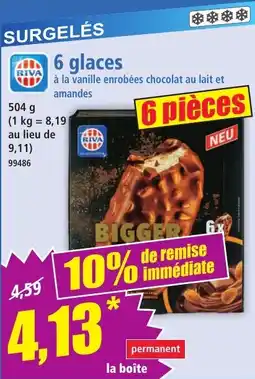 Norma Riva 6 glaces offre
