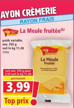 Norma La meule fruitée offre