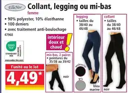 Norma Elle nor collant, legging ou mi-bas offre